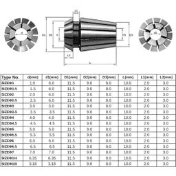 TwoTrees ER11 Collet - 6 mm