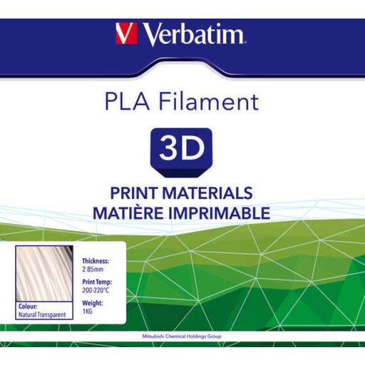 Verbatim High Performance PLA Transparent - 2,85 mm