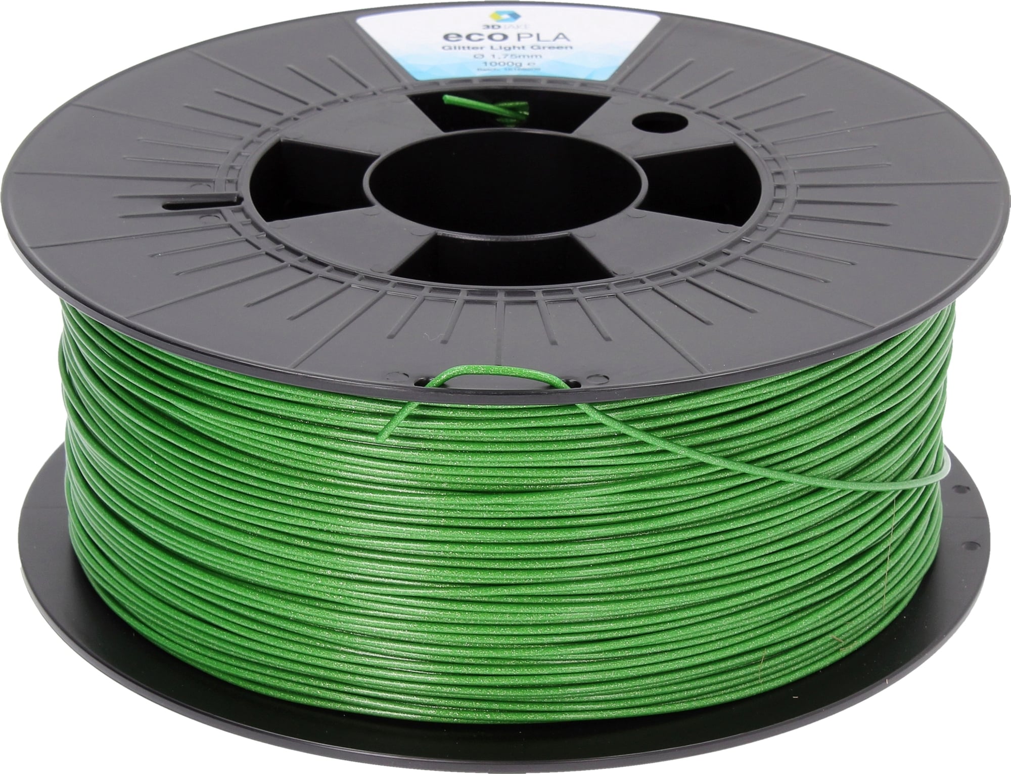 3DJAKE ecoPLA Glitter Light Green