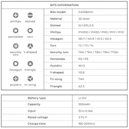 HOTO Tools Electric Precision Screwdriver Kit