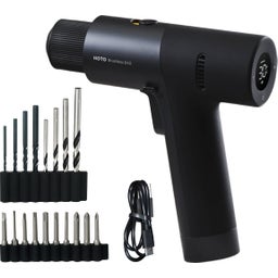 HOTO Tools Cordless Brushless Electric Drill, 12V