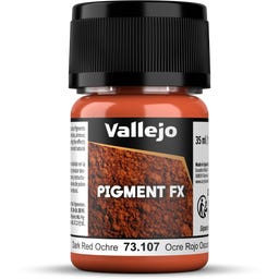 Vallejo Pigment Dark Red Ochre - 30 ml