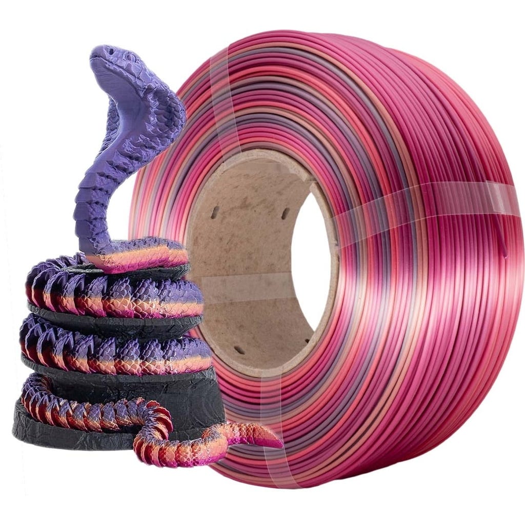 AzureFilm PLA Silk Rainbow Refill Candy - 3DJake International
