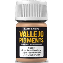 Vallejo Pigment Light Yellow Ocre - 30 ml
