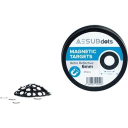 AESUB Dots Retro Reflective Magnetic - 6 mm