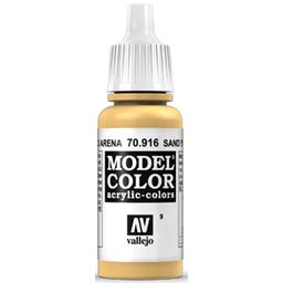Vallejo Model Color 009 Sand Yellow (916) - 17 ml