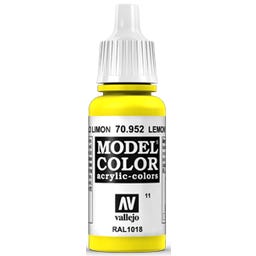 Vallejo Model Color 011 Lemon Yellow (952) - 17 ml