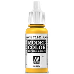 Vallejo Model Color 015 Flat Yellow (953) - 17 ml