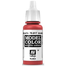 Vallejo Model Color 026 Scarlet (817) - 17 ml