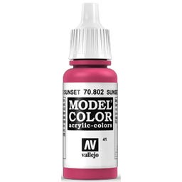 Vallejo Model Color 041 Sunset Red (802) - 17 ml