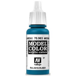 Vallejo Model Color 057 Medium Blue (963) - 17 ml