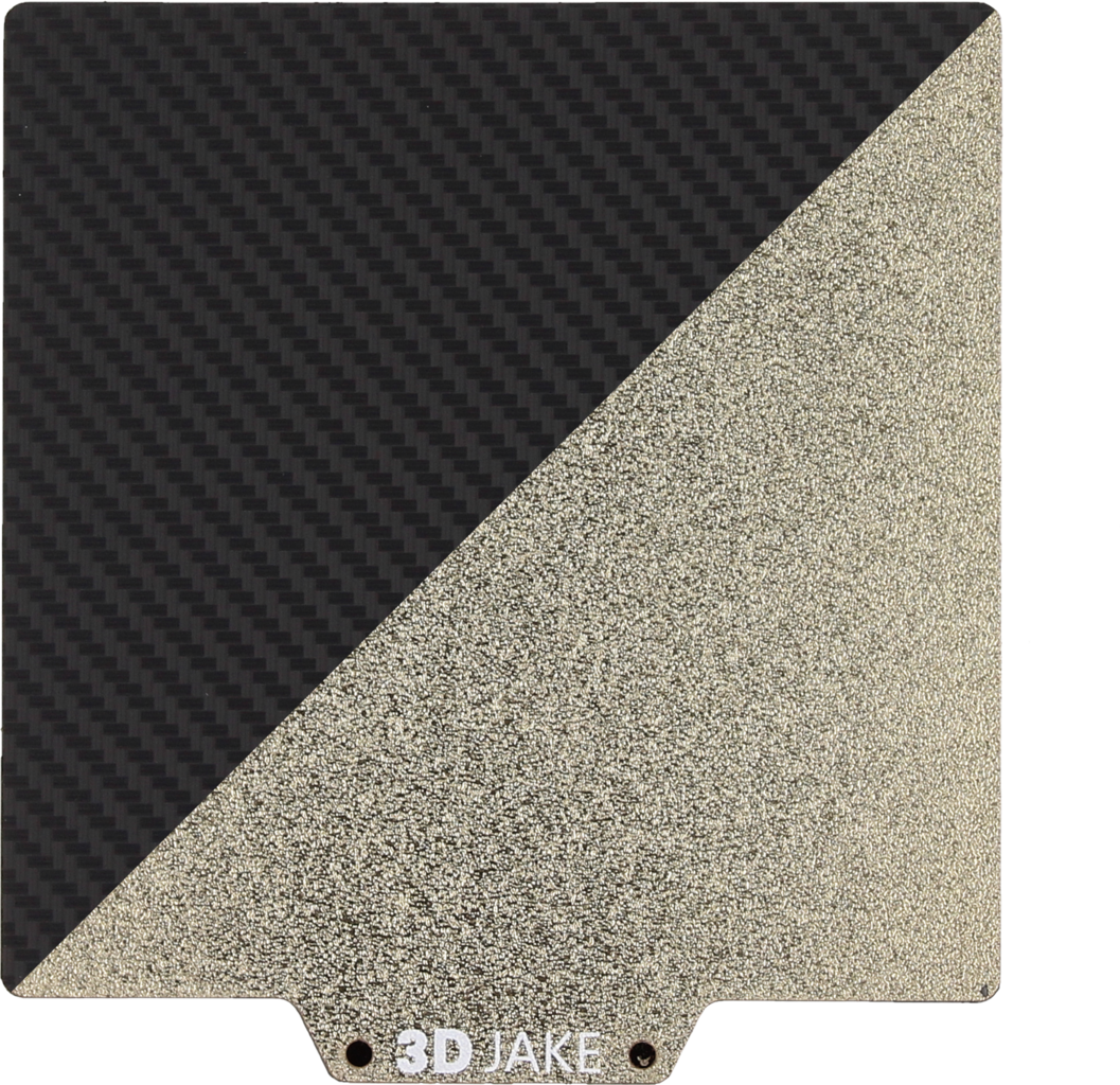 3DJAKE PET/PEI Build Plate Carbon 120 x 120 mm