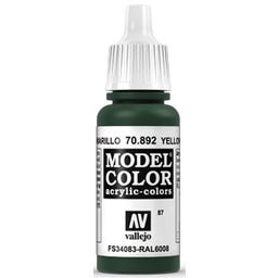 Vallejo Model Color 087 Yellow Olive (892) - 17 ml