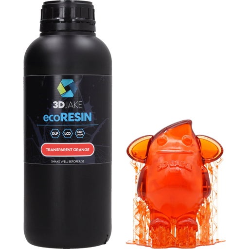 3DJAKE ecoResin Transparent Orange