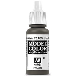 Vallejo Model Color 091 Olive Brown (889) - 17 ml