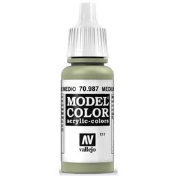 Vallejo Model Color 111 Medium Grey (987) - 17 ml