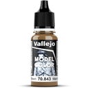 Vallejo Model Colour 133 Cork Brown (843)