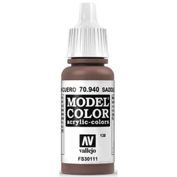 Vallejo Model Color 138 Saddle Brown (940) - 17 ml
