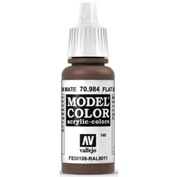 Vallejo Model Color 140 Flat Brown (984) - 17 ml