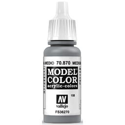 Vallejo Model Color 158 Medium Sea Grey (870) - 17 ml