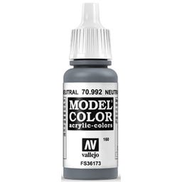 Vallejo Model Color 160 Neutral Grey (992) - 17 ml