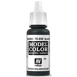 Vallejo Model Color 169 Black (950) - 17 ml