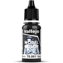 Vallejo Model Colour 170 Glossy Black (861) - 18 ml