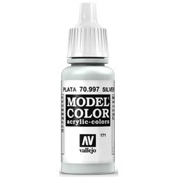 Vallejo Model Color 171 Silver (997) - 17 ml