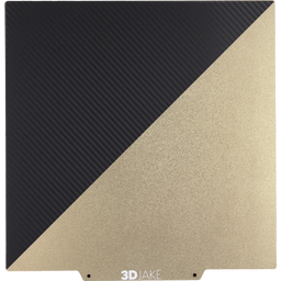 3DJAKE Placa de Construção PET/PEI Carbon - 255 x 255 mm