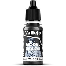 Vallejo Model Colour 177 Oily Steel (865) - 18 ml