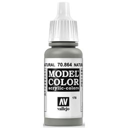 Vallejo Model Color 178 Natural Steel (864) - 17 ml