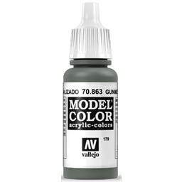Vallejo Model Color 179 Gunmetal Grey (863) - 17 ml