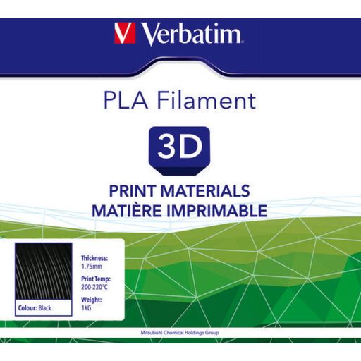 Verbatim High Performance PLA musta - 1,75 mm