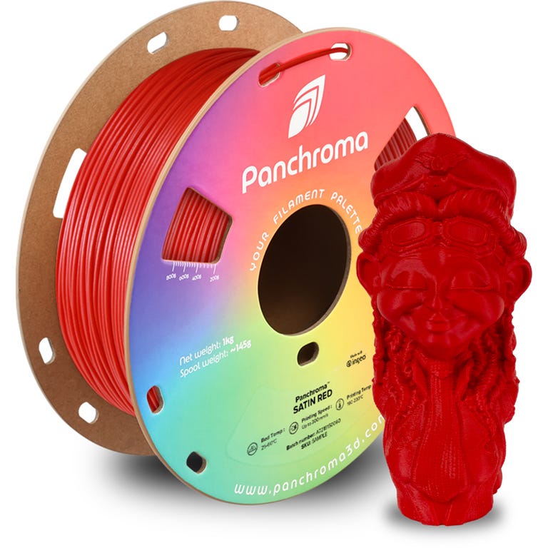 Polymaker Panchroma™ PLA Satin Red - 3DJake