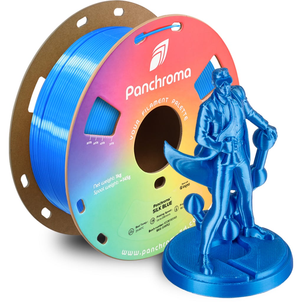 Panchroma PLA - Bleu Satin (Blue) - 1,75 mm - 1 kg