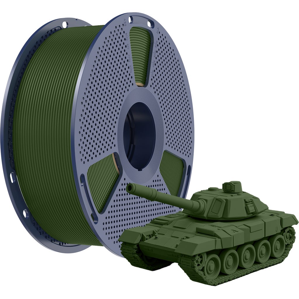 SUNLU High-Speed PLA+ Olive Green - 3DJake International