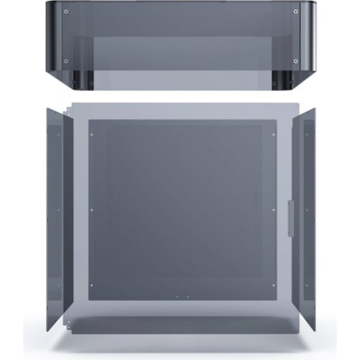 Officiële Creality uitlaatpijp met ventilator, behuizing extractieset 2 meter voor Ender Plus, 3D-printerbehuizing met ventilatorinterface en lasergraveerbehuizing Officiële Creality uitlaatpijp met ventilator, behuizing extractieset 2 meter voor Ender Plus, 3D-printerbehuizing met ventilatorinterface en lasergraveerbehuizing