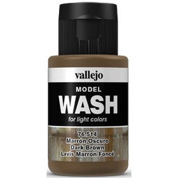 Vallejo Model Wash 514 Dark Brown - 35 ml