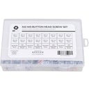 M2-M5 Linsenkopfschrauben-Set (ISO7380-1), 1152 Stück - 1 Set