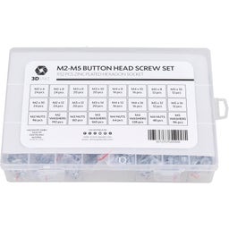 M2-M5 Linsenkopfschrauben-Set (ISO7380-1), 1152 Stück - 1 Set