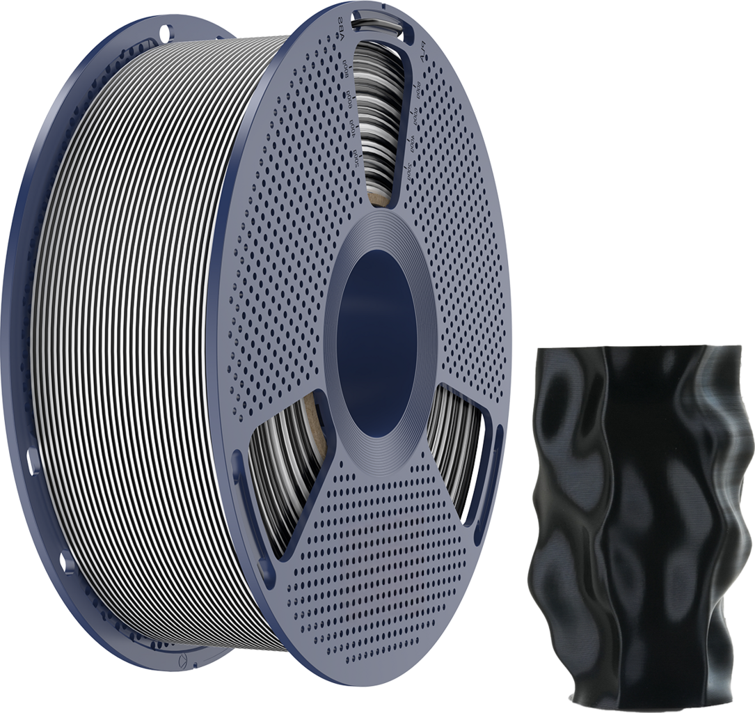 SUNLU Silk PLA+ Dual Color Black White