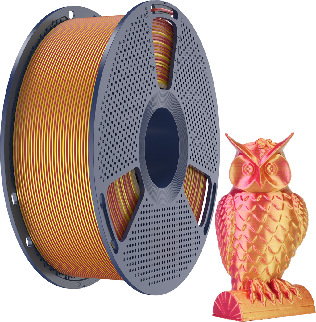 SUNLU Silk PLA+ Dual Color Red Gold