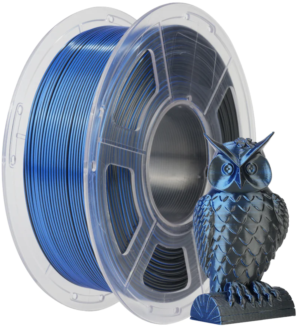 SUNLU Silk PLA+ Dual Color Black Blue