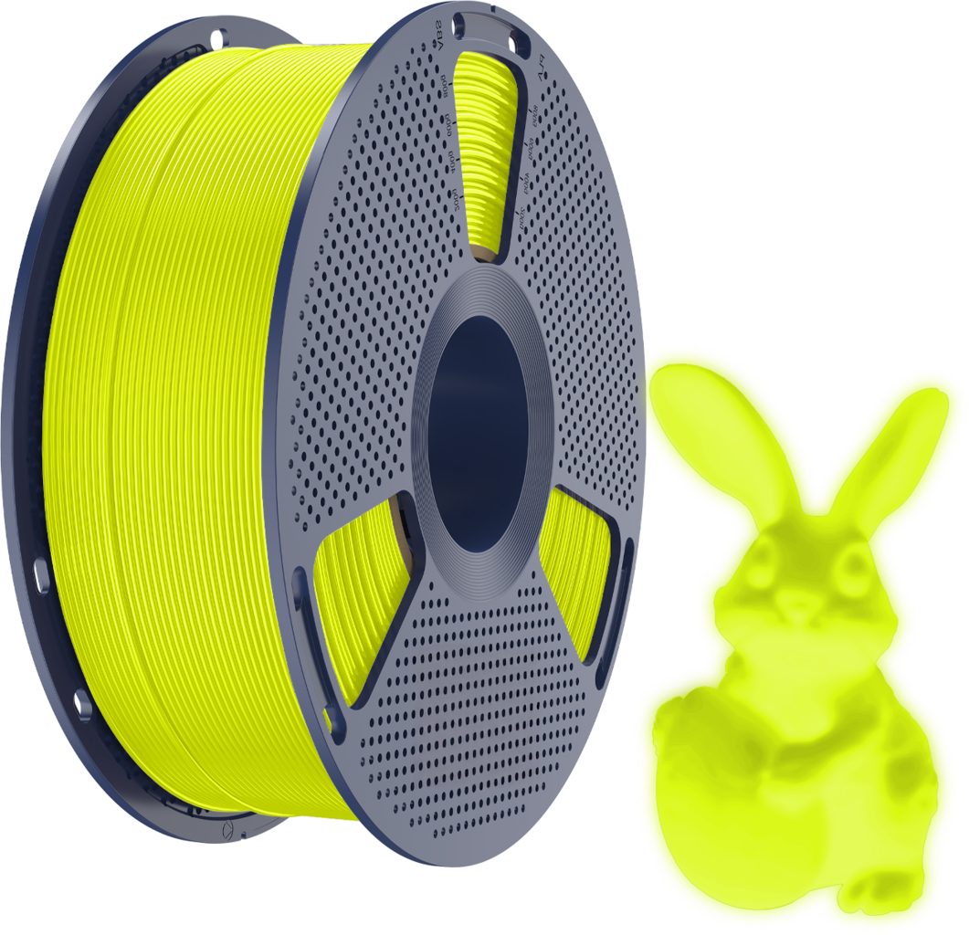 SUNLU PETG Glow In The Dark Yellow