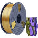 SUNLU Silk PLA+ Tri-Color Black Gold Purple