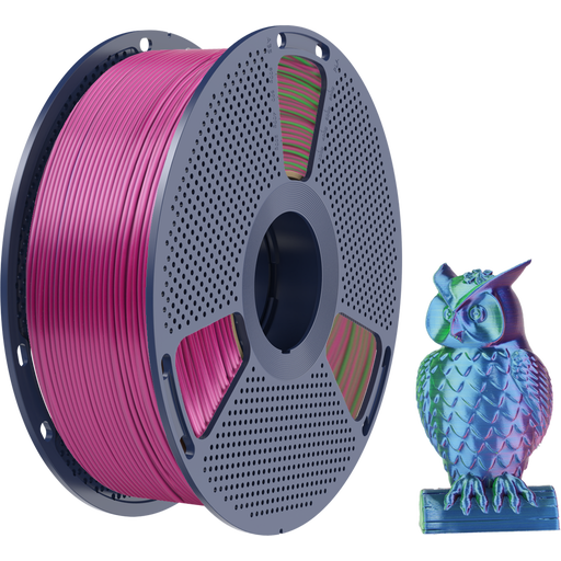 SUNLU Silk PLA+ Tri-Color Blue Green Purple