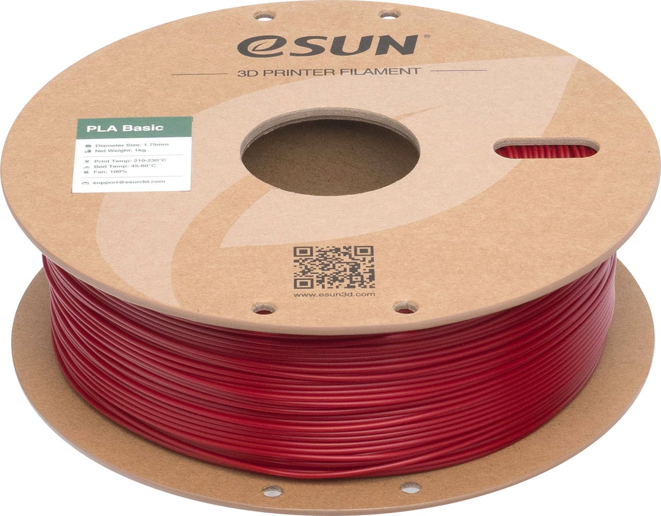 eSUN PLA Basic Fire Engine Red - 1.75 mm / 1000 g