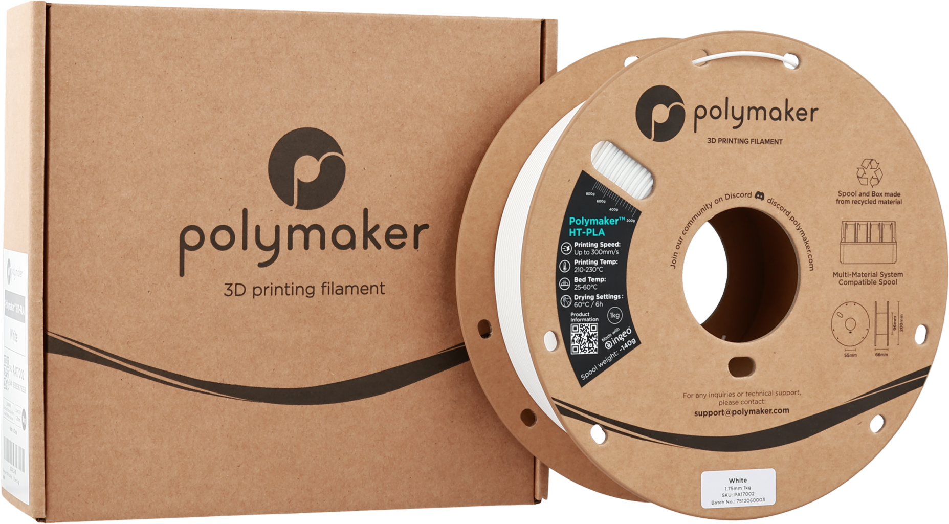 Polymaker HT-PLA White
