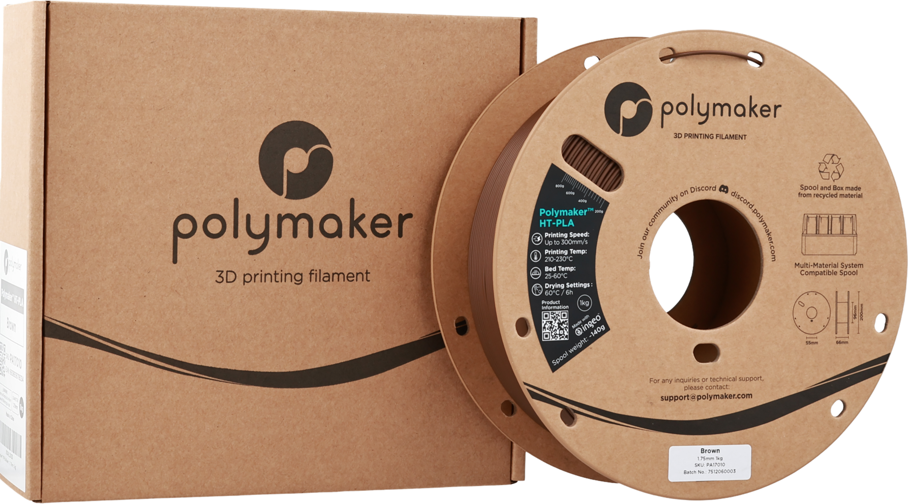 Polymaker HT-PLA Brown
