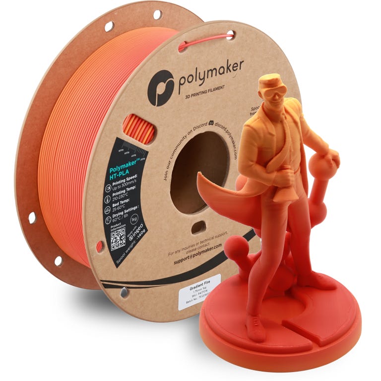 Polymaker HT-PLA Gradient Fire - 3DJake Sverige